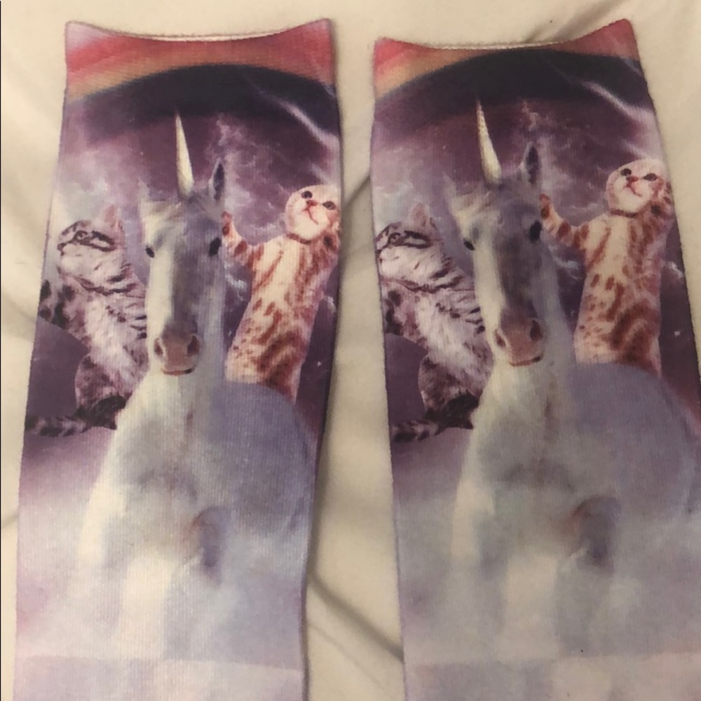 Unicorn cat socks